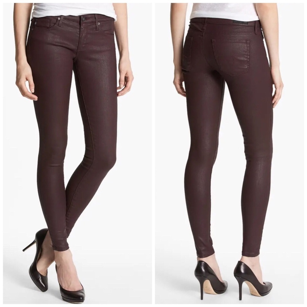 Ag Adriano Goldschmied Coated The Absolute Legging In Extreme Skinny 29 / 8